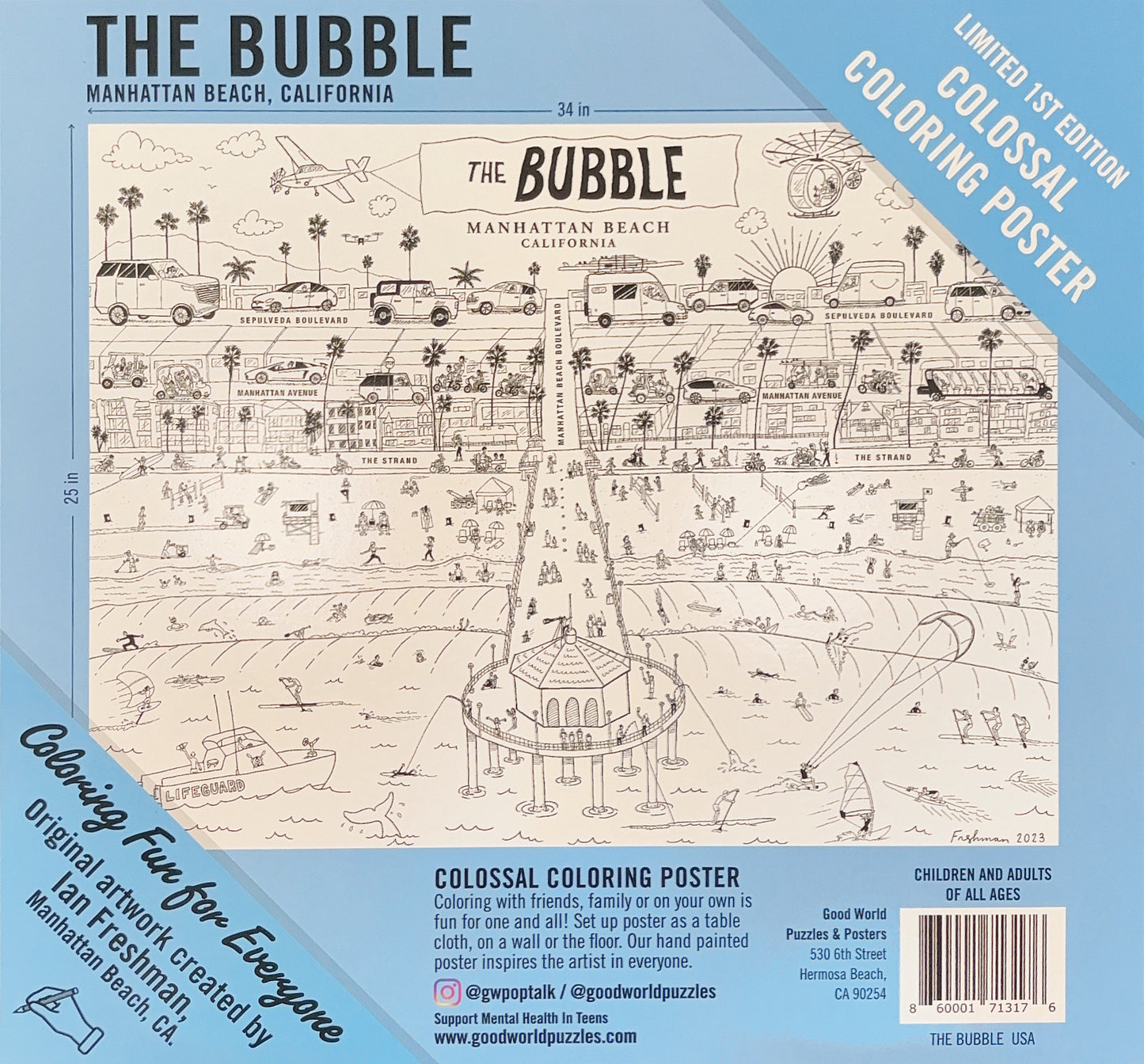 The Bubble Bundle (Puzzle + Colossal Coloring Poster)