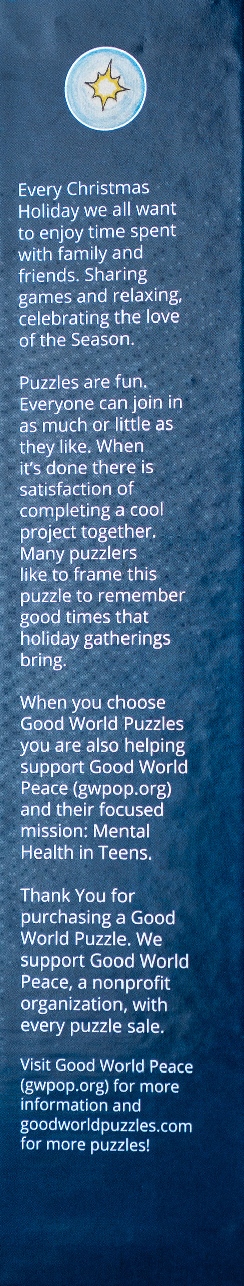 Christmas Town Puzzle (Full Color Poster Included)