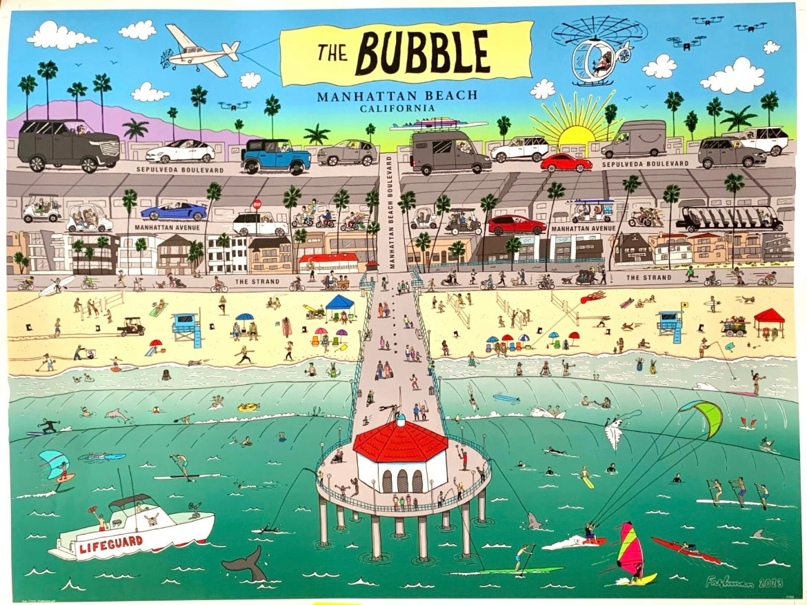 The Bubble Manhattan Beach Puzzle & Poster