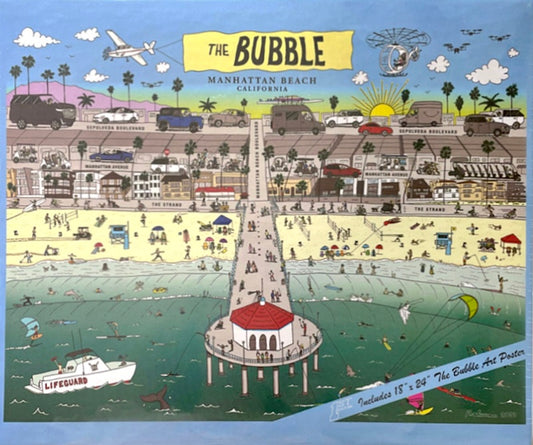 The Bubble Manhattan Beach Puzzle (Full Color Poster Included)