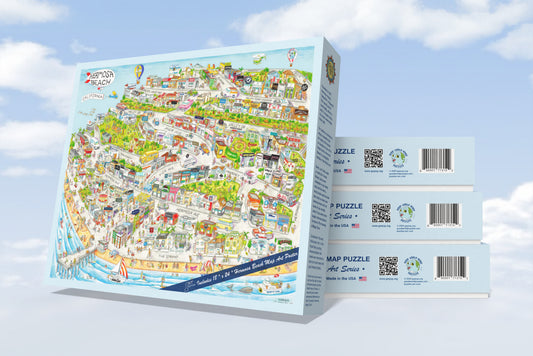Hermosa Beach Map Puzzle
